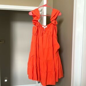 Vici Orange Dress. NWT